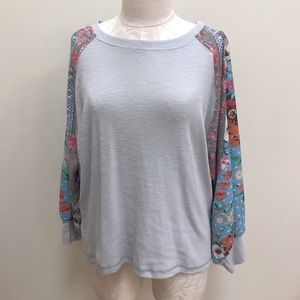 NWT umgee Gray Top- S M L